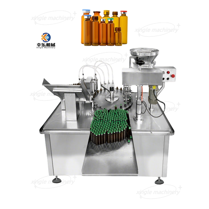 5-30ml Vial Oral Liquid Filling And Sealing Capping Machine