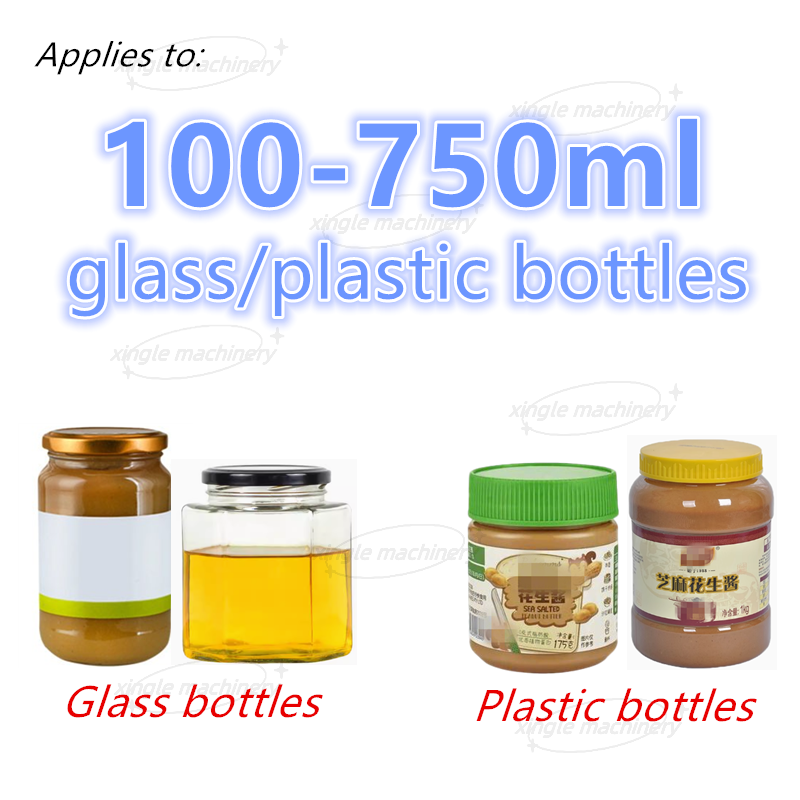 Automatic Paste Yogurt Jam Bottle Filling And Sealing Machine