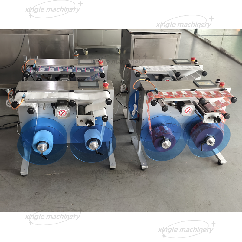Table Top Electrical Roll Rewinder Automatic Label Rewinding Machine