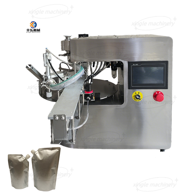 Filling and capping machine