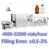 Oral Liquid High Dose High Speed Production Line Vial Filling Machine 