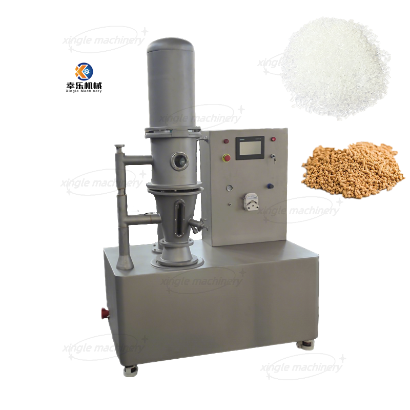 Pharmaceuticals Food Fluidized Bed Drying Boiling Granulator Machine