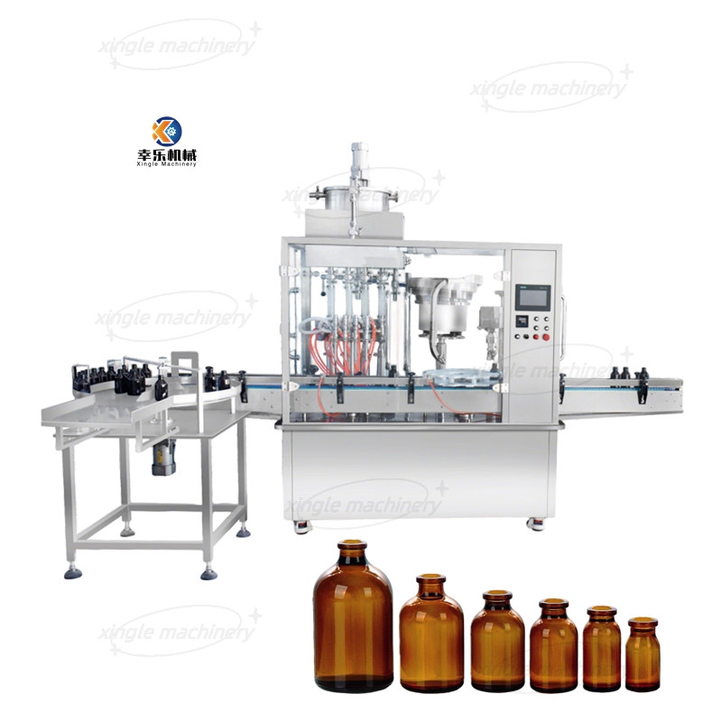 Automatic Vial Bottle Thick Paste Filling And Sealing Machine