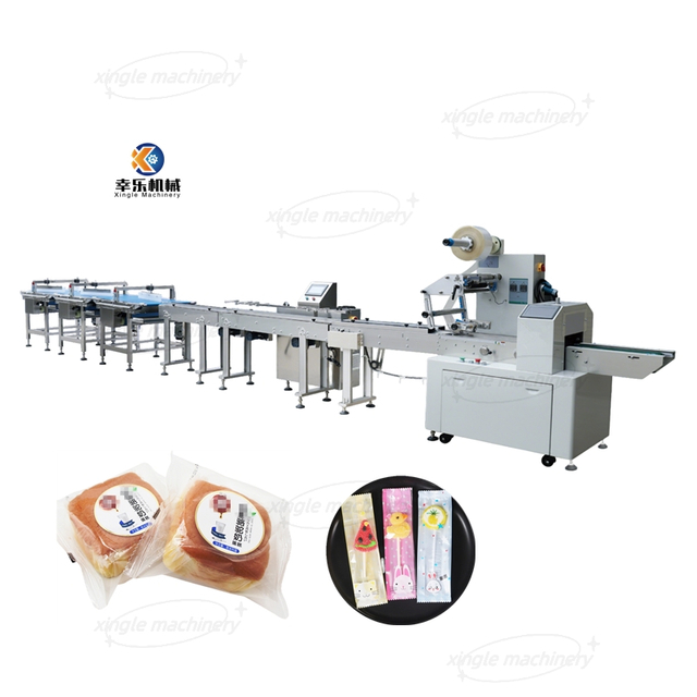 Full Automatic Flow Wrap Food Sorting And Packing Line