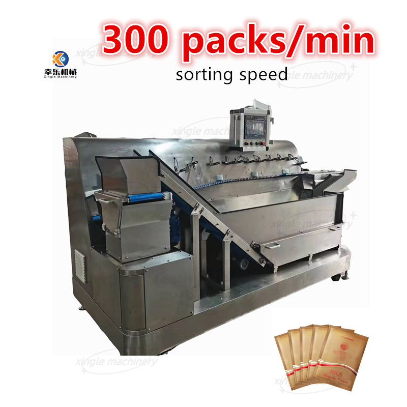 Fully Automatic Disordered Snack Food Pouch Bag Sorting Machine