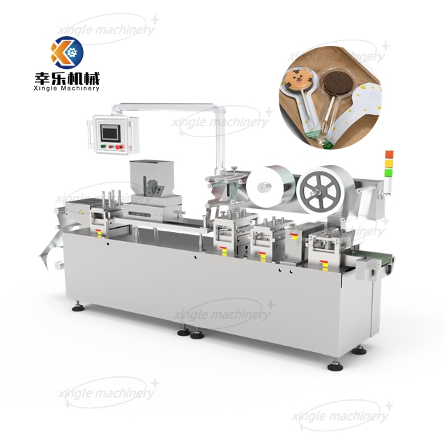 Ampoule Candy Aluminum Plastic Blister Packaging Machine