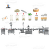 Automatic Powder Filling Capping And Labeling Line for Bottles