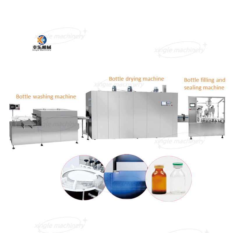 2-100ml Powder Low Speed Linkage Vial Filling Production Line