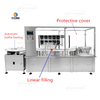 Linear High Speed 1-50ml Vial Filling And Plugging Capping Machine