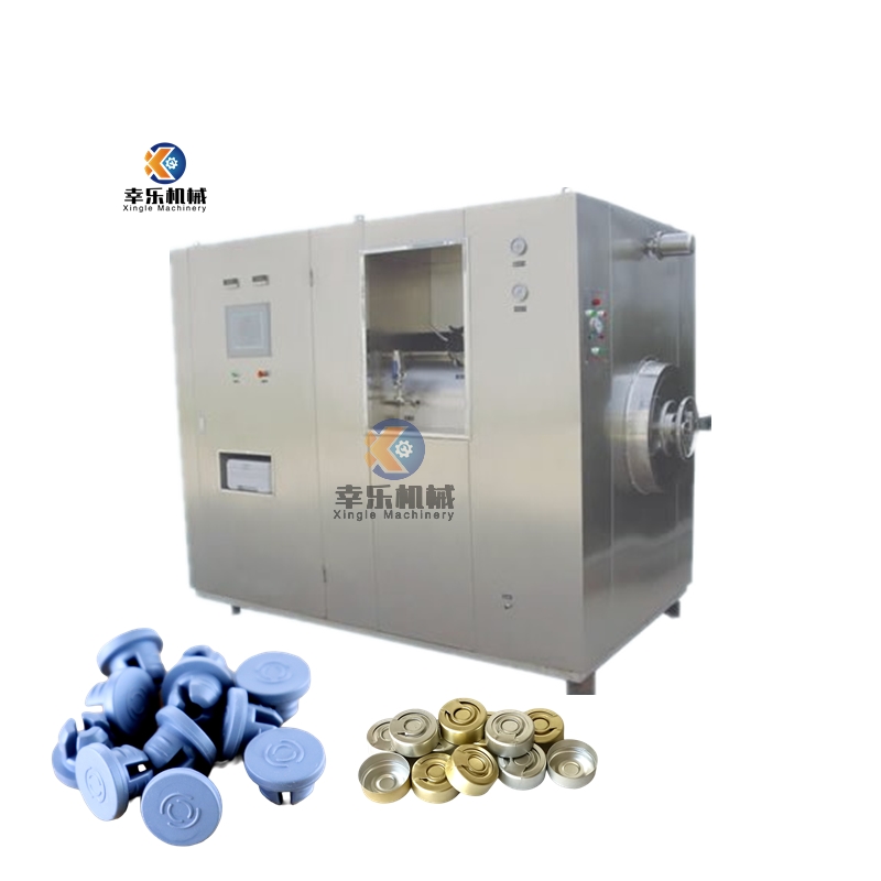 Rubber Stopper And Aluminum Cap Cleaning And Drying Machine