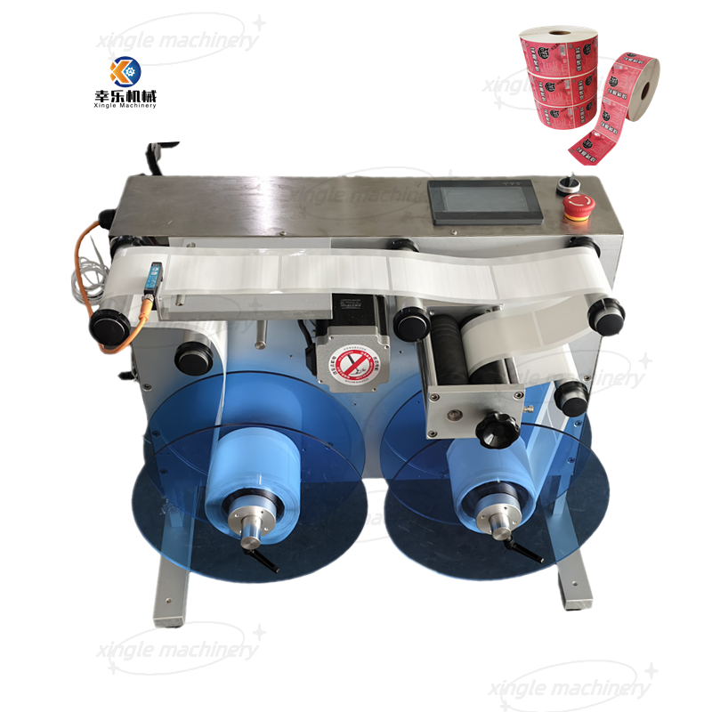 Table Top Electrical Roll Rewinder Automatic Label Rewinding Machine