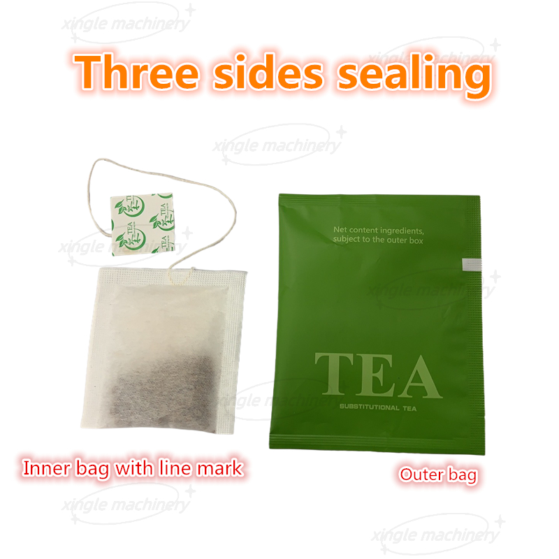 Automatic Three-side Seal Small Sachets Tea Bag Packing Machine