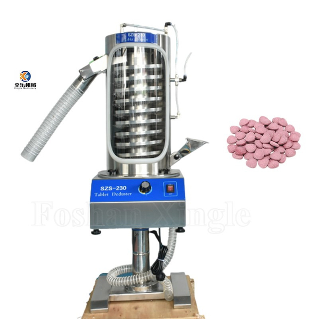 Stainless Steel Pharmaceutical Automatic Vertical Uphill Tablet Deduster