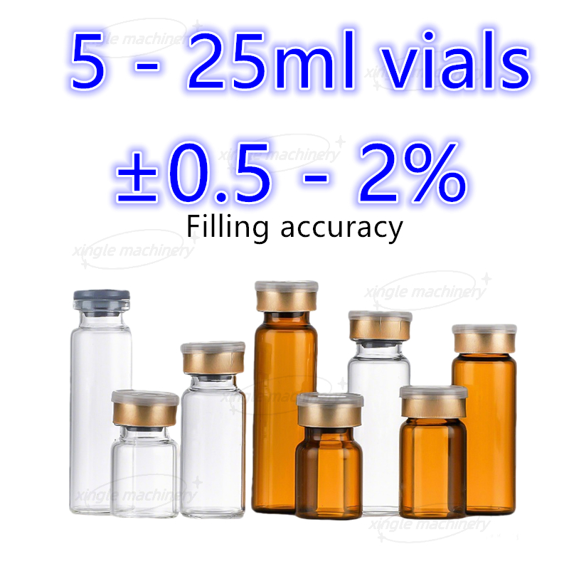 High Speed 5-25ml Oral Liquid Vial Filling Machine Production Line