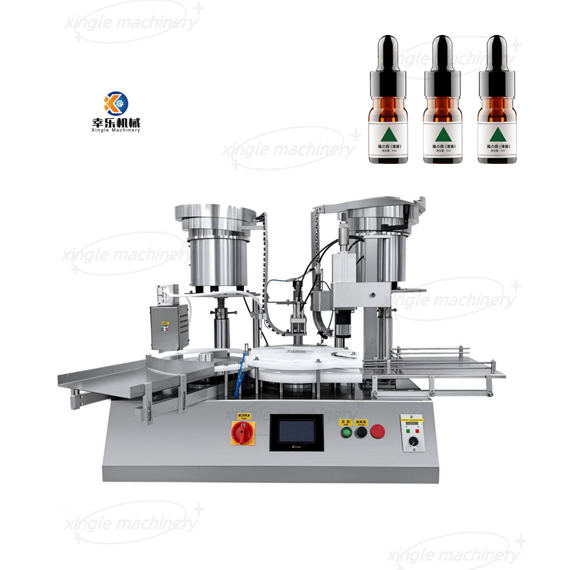 Desktop Automatic Essential Oil Bottle Filling Capping Machine