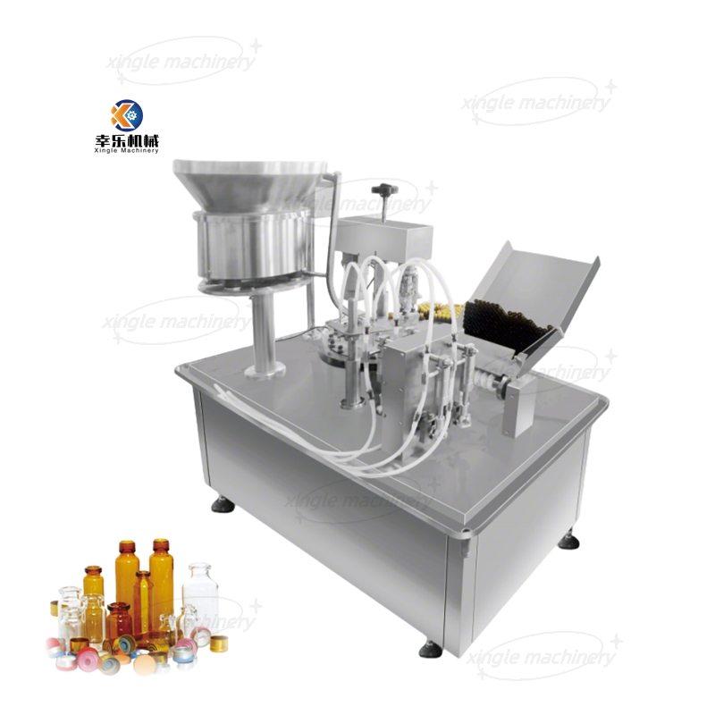 5-30ml Vial Oral Liquid Filling And Sealing Capping Machine