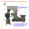 Full Automatic 8 Channel Candy Counting Machine with Z-type Elevator
