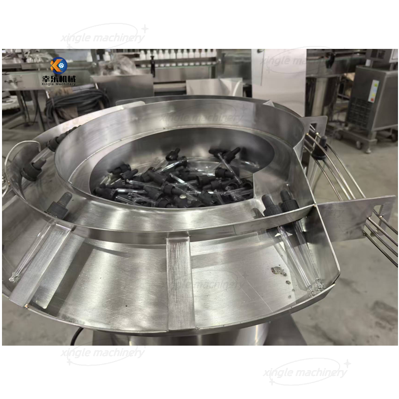 Linear Liquid 10-100ml Vial Filling Upper Plug Capping Machine