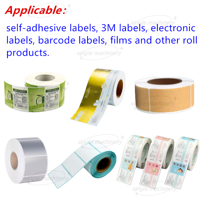Table Top Electrical Roll Rewinder Automatic Label Rewinding Machine