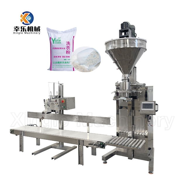 Pouch Detergent Dry Powder Filling And Sealing Packing Machine