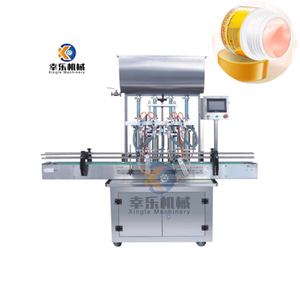 Four Heads Paste Cosmetic Cream Filling Machine