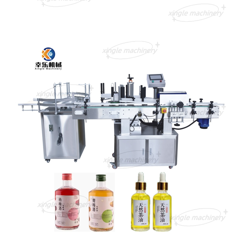 Automatic Vertical Round Bottle Labeling Machine for Glass Bottles