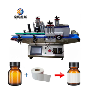 Small Desktop Round Bottle Labeling Machine With Touch Screen