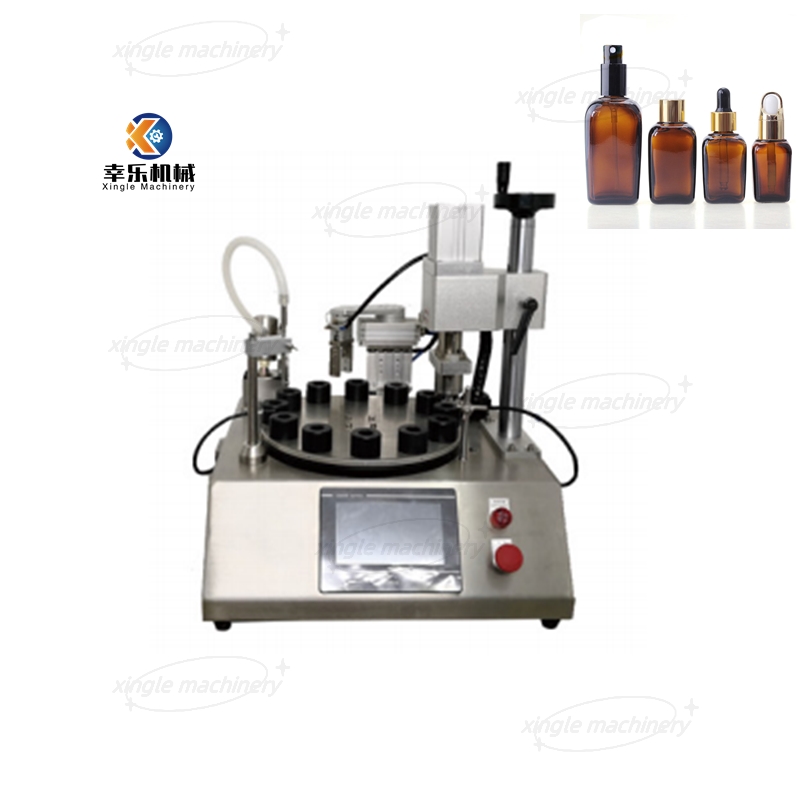 Rotary Small Perfume Bottle Filling And Capping Machine