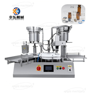 Small Table Top Liquid Glass Vial Filling And Capping Machine