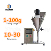 Small Bottle Spices Semi Auto Powder Filling Machine