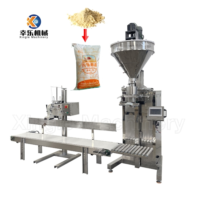 Semi Automatic Big Bag Packaging Flour Powder Filling Sealing Machine