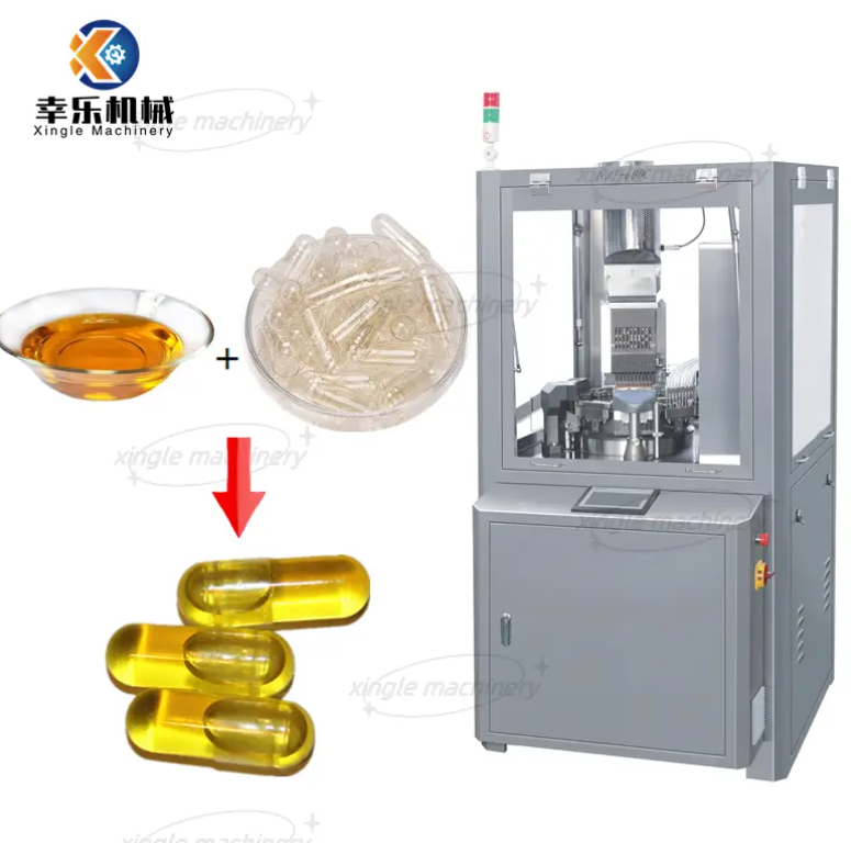 Automatic Stainless Steel liquid capsule filling machine for medical 