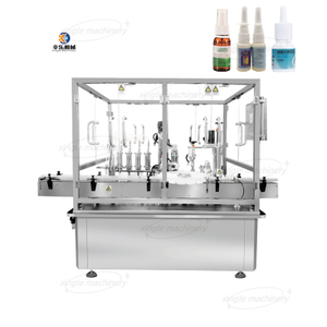 Rotary Auto 5-250ml Vial Spray Bottle Filling And Sealing Machine