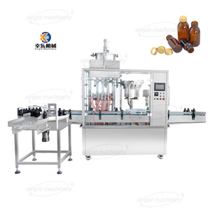 Automatic Vial Bottle Thick Paste Filling And Sealing Machine