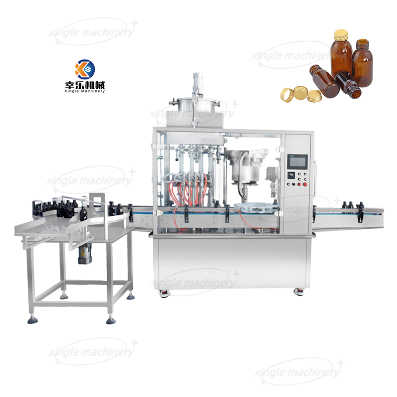 Automatic Vial Bottle Thick Paste Filling And Sealing Machine