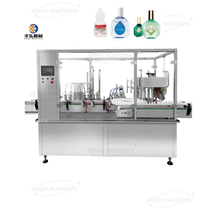 2-30ml Vial Bottle Automatic Eye Drop Filling And Capping Machine
