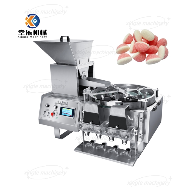 Bottling Candy Gummy Table Type Small Counting Machine