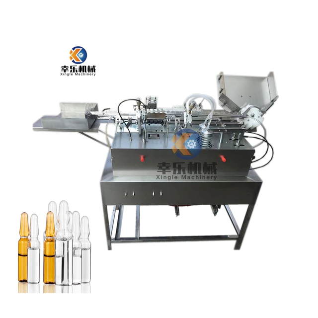 Custom 2 Needles 5-10ml Ampule Filling And Sealing Machine