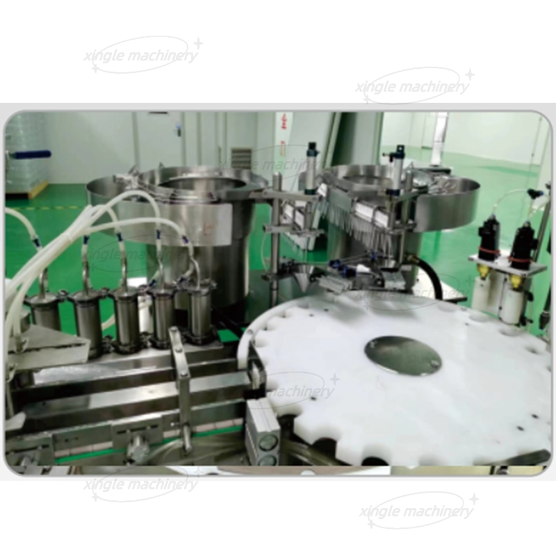 Rotary Auto 5-250ml Vial Spray Bottle Filling And Sealing Machine