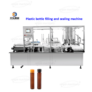 Automatic Liquid Vial Plastic Bottle Filling And Sealing Machine