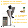 Small Bottle Spices Semi Auto Powder Filling Machine