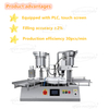 Small Table Top Liquid Glass Vial Filling And Capping Machine