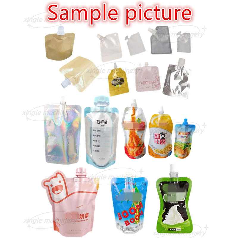 Automatic Liquid Paste Spout Pouch Filling And Capping Machine