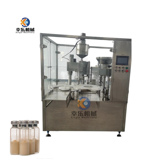 Pharmaceutical Chemical Vial Dry Powder Filling And Sealing Machine