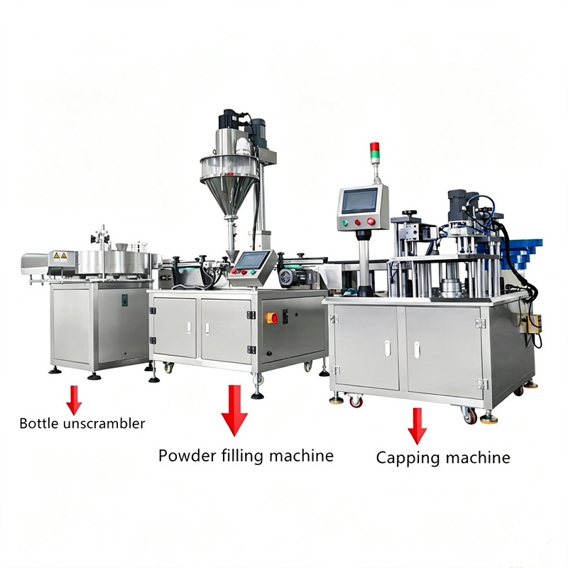 Customized Automatic Dry Powder Filling Production Line