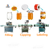 Plastic Glass Jar Bottle Bottling Jam Honey Automatic Filling Line