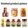Automatic Bottling Packing Nuts Food Granules Filling Line